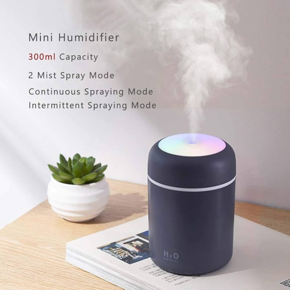 Mini USB Ultrasonic Humidifier – 300ML